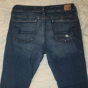 Dark Distressed Jeggings